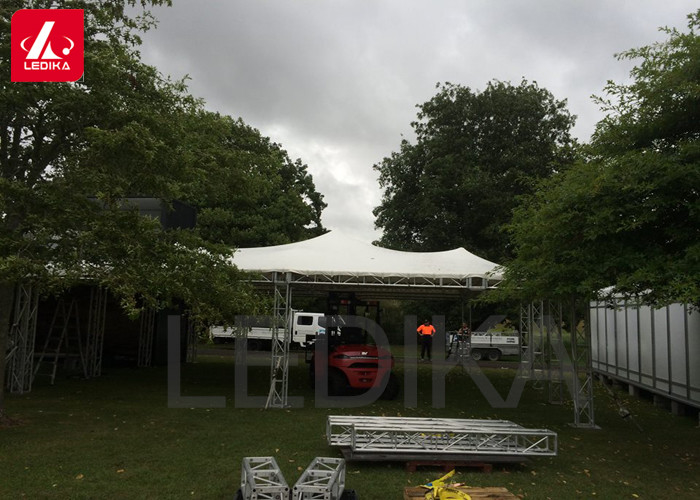 Struttura di alluminio piana di punta della capriata della struttura ... Tenda con struttura in alluminio