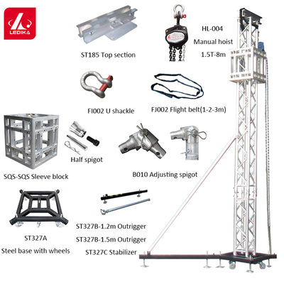 Strong And Versatile Stage Roof Truss System For Lighting Audio Equipment And More